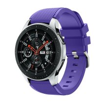 Ремешок UniCase Twill Texture для Samsung Galaxy Watch 46mm / Watch 3 45mm / Gear S3 - Purple: фото 1 из 6