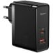 Сетевое зарядное устройство Baseus GaN5 Pro Fast Charger C+U 100W + кабель Type-C to Type-C (100W, 1m) CCGP090201 - Black (141901B). Фото 1 из 28