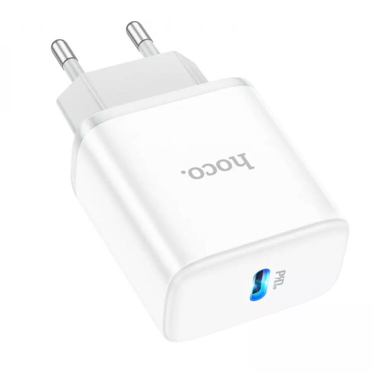 Сетевое зарядное устройство Hoco C104A (20W) - White: фото 3 из 8