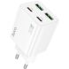 Сетевое зарядное устройство Hoco N56 30W 2C+2U - White (960172W). Фото 1 из 6