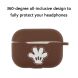 Силиконовый чехол Deexe 3D Cartoon для AirPods Pro - Brown Hand (263214I). Фото 2 из 8