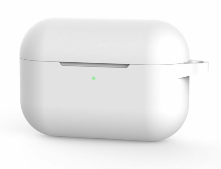 Силиконовый чехол UniCover Protective Cover для Apple AirPods Pro - White: фото 2 из 2