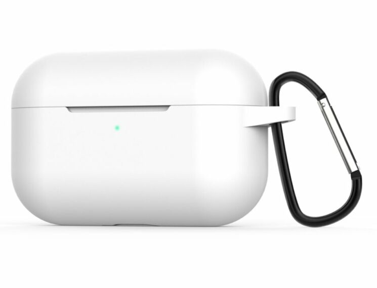 Силиконовый чехол UniCover Protective Cover для Apple AirPods Pro - White: фото 1 из 2
