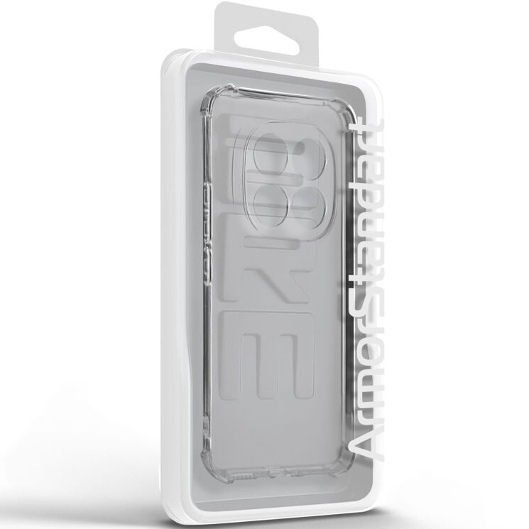 Силиконовый (TPU) чехол ArmorStandart Air Force для Xiaomi Redmi Note 15 Pro Plus / Poco M8 Pro 5G - Transparent: фото 3 из 6