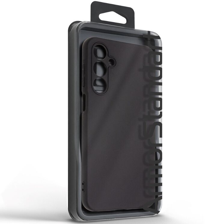 Силиконовый (TPU) чехол ArmorStandart Matte Slim Fit для Samsung Galaxy A16 (A165) - Black: фото 3 из 5