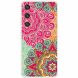 Силиконовый (TPU) чехол Deexe Life Style для Samsung Galaxy S24 (S921) - Flower Pattern (347129A). Фото 1 из 3