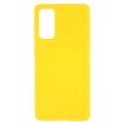 Силиконовый (TPU) чехол Deexe Matte Case для Samsung Galaxy S20 FE (G780) - Yellow (251732Y)