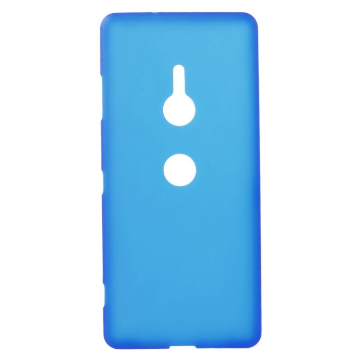 Силиконовый (TPU) чехол Deexe Matte Case для Sony Xperia XZ3 - Blue: фото 1 из 3