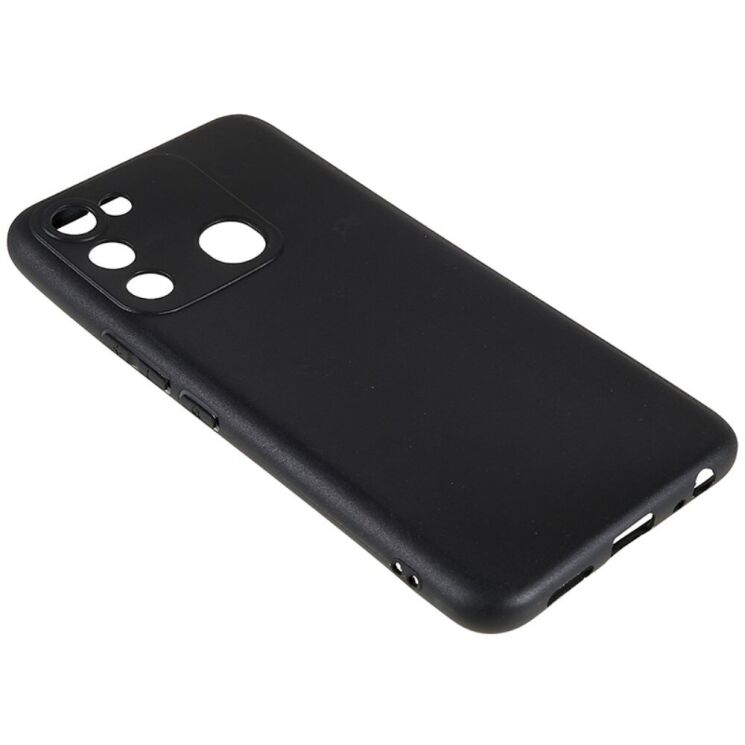 Силиконовый (TPU) чехол Deexe Matte Case для Tecno Spark Go 2022 (KG5m) - Black: фото 4 из 7
