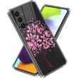Силиконовый (TPU) чехол Deexe Pretty Glossy для Samsung Galaxy A15 (A155) - Pink Flowers (344822C)