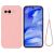 Силиконовый (TPU) чехол Deexe Silicone Case для Google Pixel 10a - Pink: фото 1 из 8