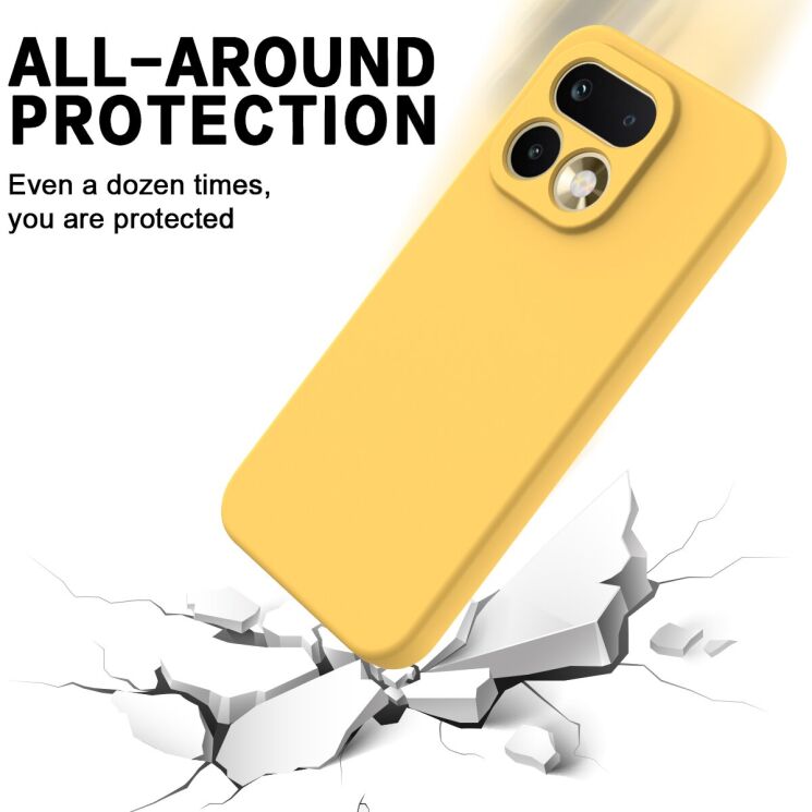 Силіконовий (TPU) чохол Deexe Silicone Case для Realme 16 Pro Plus - Black: фото 6 з 9