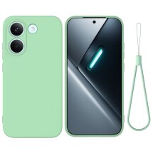 Силиконовый (TPU) чехол Deexe Silicone Case для Xiaomi Poco X8 Pro - Green: фото 1 из 9
