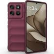 Силиконовый (TPU) чехол Deexe Terra Case для Motorola Edge 70 - Wine Red (402124WR)