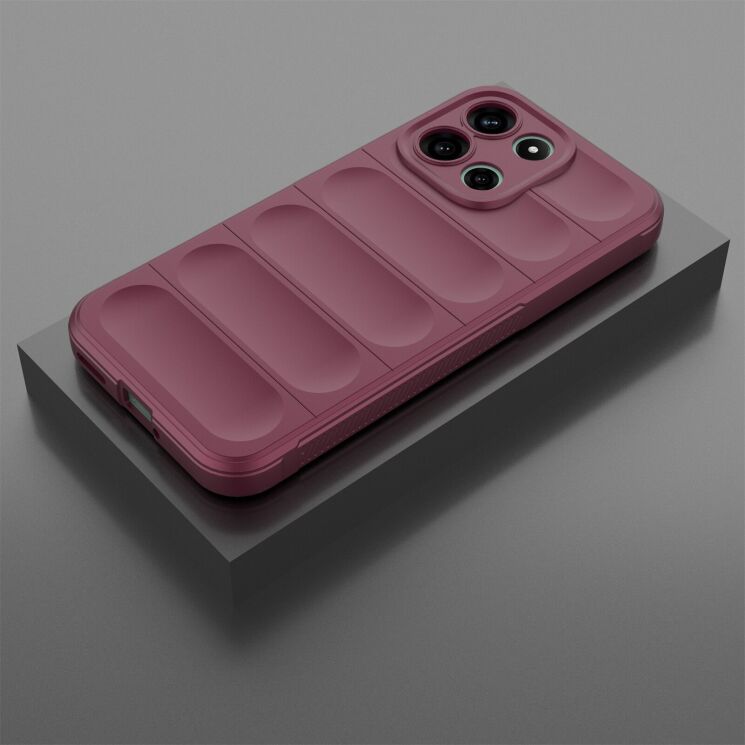 Силіконовий (TPU) чохол Deexe Terra Case для OnePlus Nord 6 / Nord CE6 - Wine Red (411927WR) Силіконовий (TPU) чохол Deexe Terra Case для OnePlus Nord 6 / Nord CE6 - Wine Red: фото 4 з 6