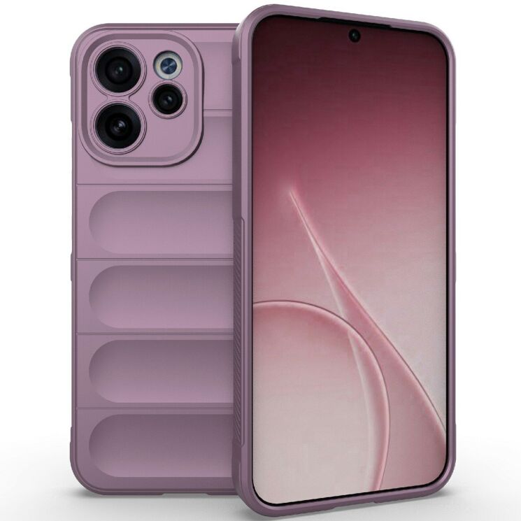 Силиконовый (TPU) чехол Deexe Terra Case для OPPO Reno 15 F - Light Purple: фото 1 из 5