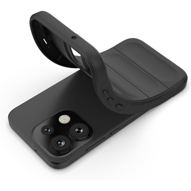 Силиконовый (TPU) чехол Deexe Terra Case для OPPO Reno 16 / 16 Pro - Black (413205B) Силиконовый (TPU) чехол Deexe Terra Case для OPPO Reno 16 / 16 Pro - Black: фото 5 из 10