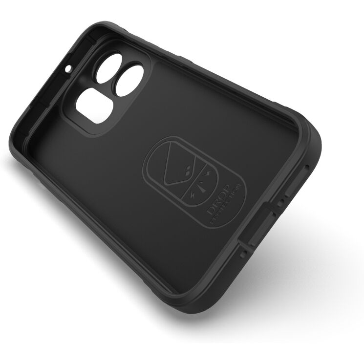 Силиконовый (TPU) чехол Deexe Terra Case для OPPO Reno 16 / 16 Pro - Black (413205B) Силиконовый (TPU) чехол Deexe Terra Case для OPPO Reno 16 / 16 Pro - Black: фото 3 из 10