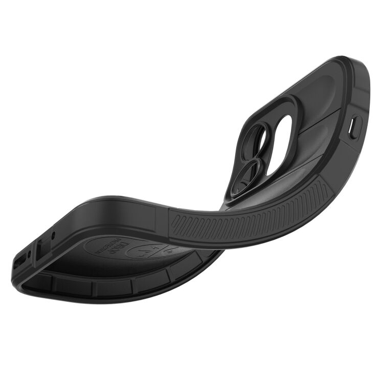 Силиконовый (TPU) чехол Deexe Terra Case для OPPO Reno 16 / 16 Pro - Black (413205B) Силиконовый (TPU) чехол Deexe Terra Case для OPPO Reno 16 / 16 Pro - Black: фото 6 из 10