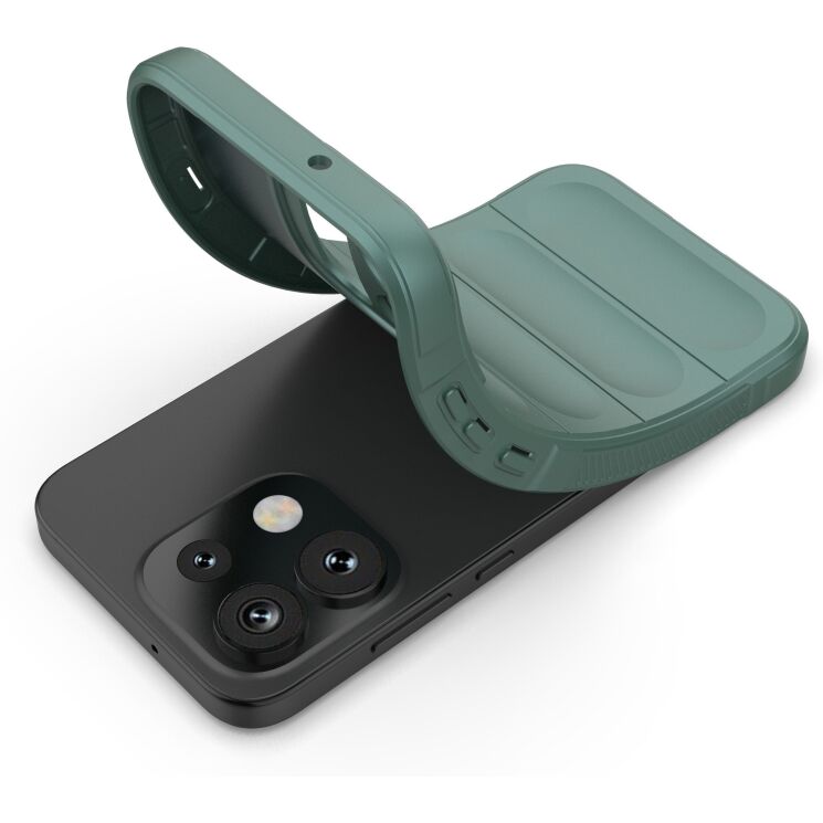 Силиконовый (TPU) чехол Deexe Terra Case для OPPO Reno 16 / 16 Pro - Green: фото 7 из 8