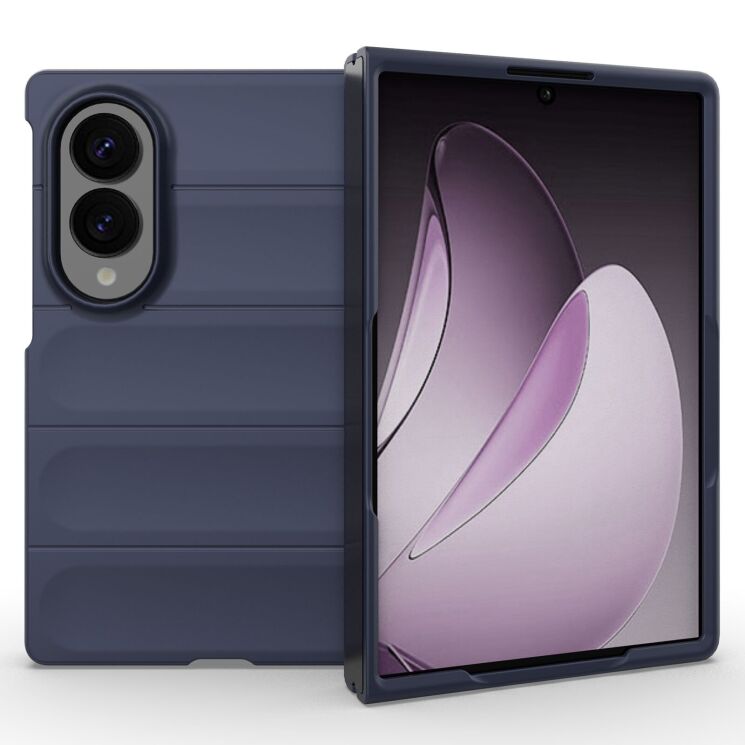 Силиконовый (TPU) чехол Deexe Terra Case (FF) для Samsung Galaxy Fold 8 - Dark Blue: фото 2 из 6