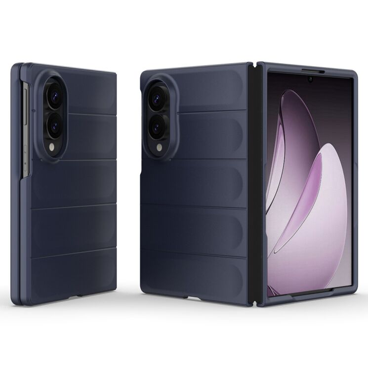 Силиконовый (TPU) чехол Deexe Terra Case (FF) для Samsung Galaxy Fold 8 - Dark Blue: фото 1 из 6