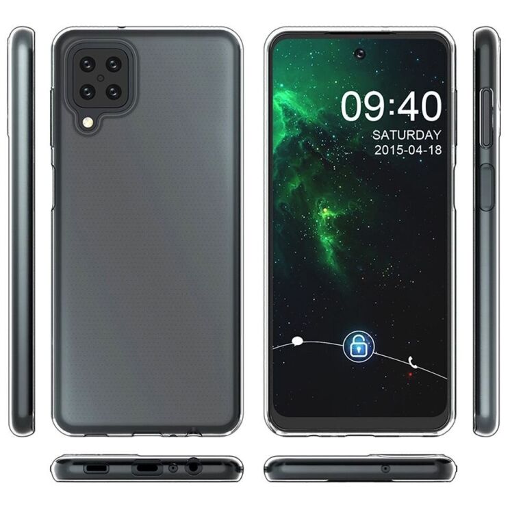 Силиконовый (TPU) чехол Deexe UltraThin для Samsung Galaxy A22 (A225) - Transparent: фото 8 из 8