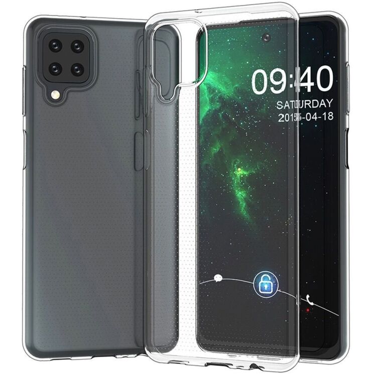 Силиконовый (TPU) чехол Deexe UltraThin для Samsung Galaxy A22 (A225) - Transparent: фото 4 из 8