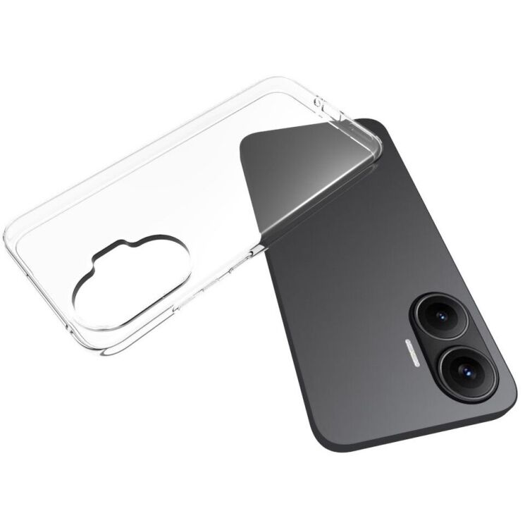 Силиконовый (TPU) чехол Deexe UltraThin для Xiaomi Poco F7 - Transparent: фото 4 из 5