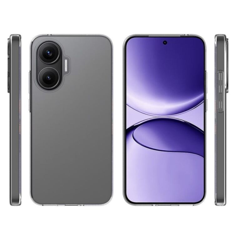 Силиконовый (TPU) чехол Deexe UltraThin для Xiaomi Poco F7 - Transparent: фото 5 из 5