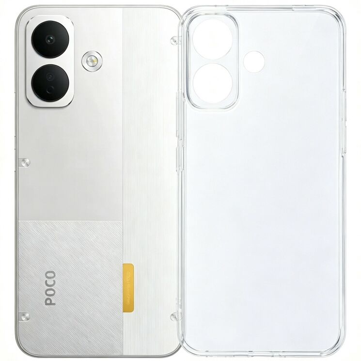 Силіконовий (TPU) чохол Deexe UltraThin для Xiaomi Poco X8 - Transparent (219908T) Силіконовий (TPU) чохол Deexe UltraThin для Xiaomi Poco X8 - Transparent: фото 1 з 6