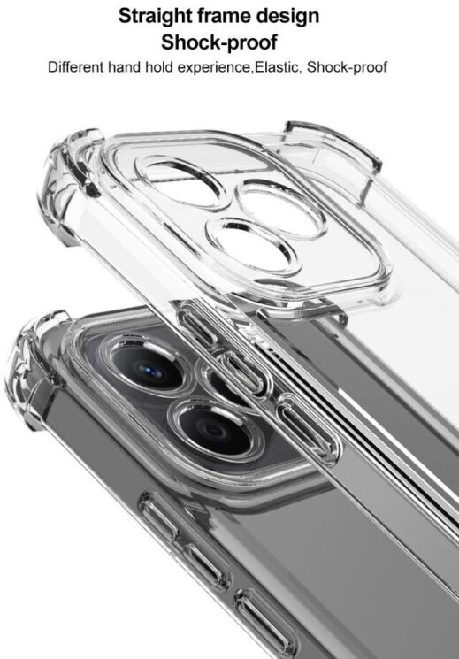Силиконовый (TPU) чехол IMAK UX-4 Series для TECNO Spark Go 1 - Transparent: фото 11 из 14