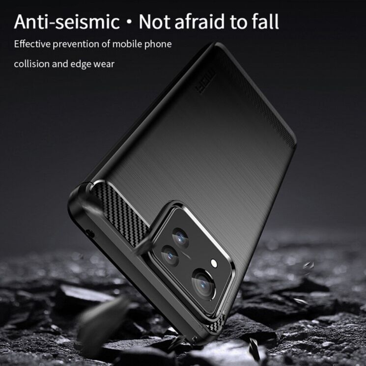 Силиконовый (TPU) чехол MOFI Carbon Fiber для ASUS Zenfone 11 Ultra - Red: фото 6 из 10