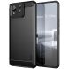 Силіконовий (TPU) чохол MOFI Carbon Fiber для ASUS Zenfone 11 Ultra - Black (353417B). Фото 1 з 10