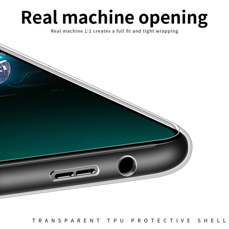 Силиконовый (TPU) чехол MOFI Thin Guard для ASUS ROG Phone 8 - Transparent: фото 9 из 11