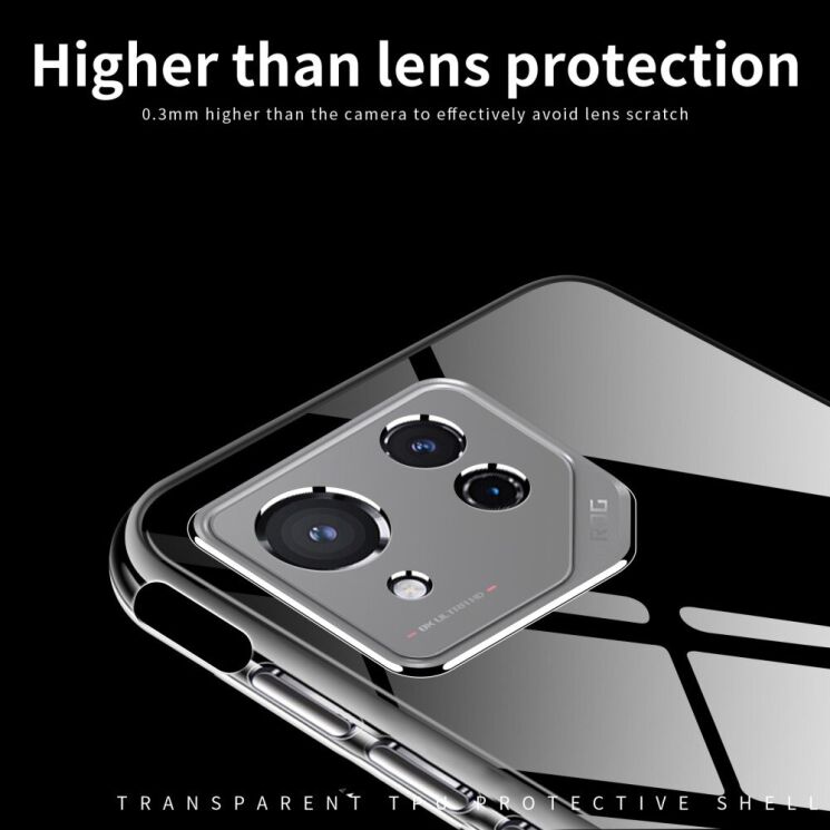 Силиконовый (TPU) чехол MOFI Thin Guard для ASUS ROG Phone 8 - Transparent: фото 6 из 11
