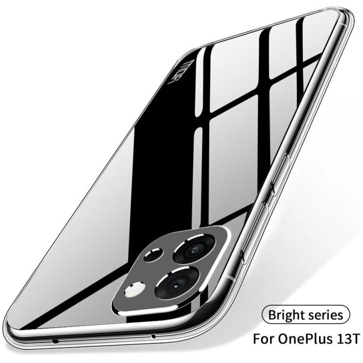 Силиконовый (TPU) чехол MOFI Thin Guard для OnePlus 13T - Transparent: фото 2 из 10