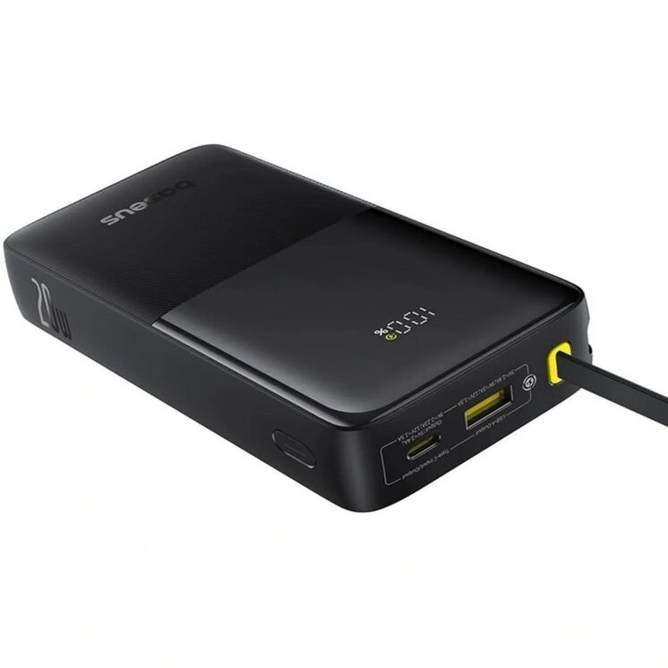Внешний аккумулятор Baseus Bipow 2 (20W) 20000mAh + кабель Type-C P10077101113-01 - Black: фото 6 из 22