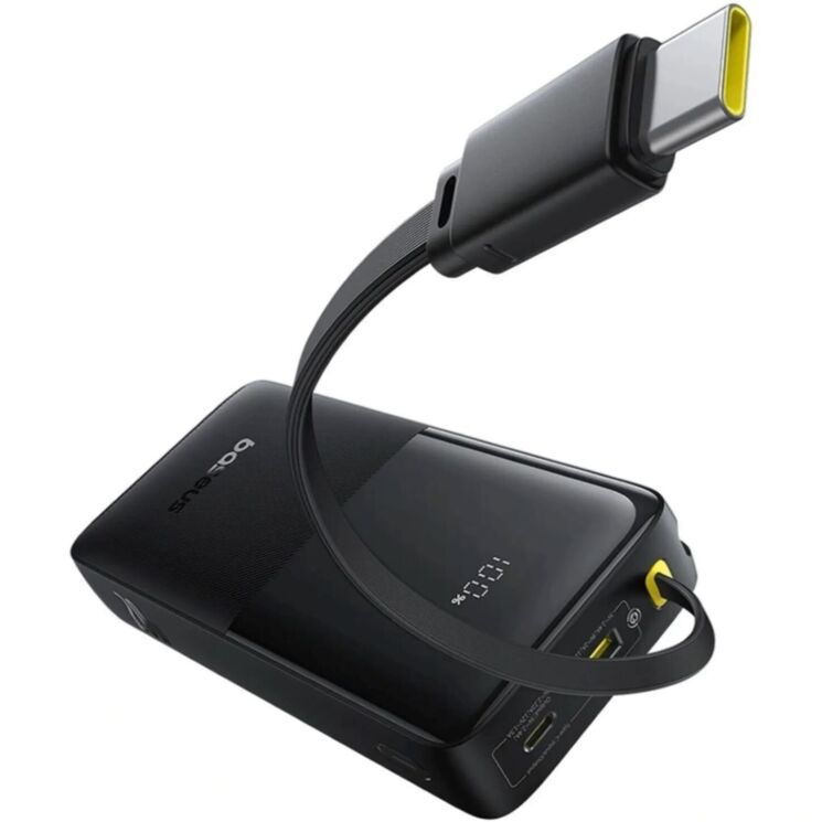 Внешний аккумулятор Baseus Bipow 2 (20W) 20000mAh + кабель Type-C P10077101113-01 - Black: фото 3 из 22