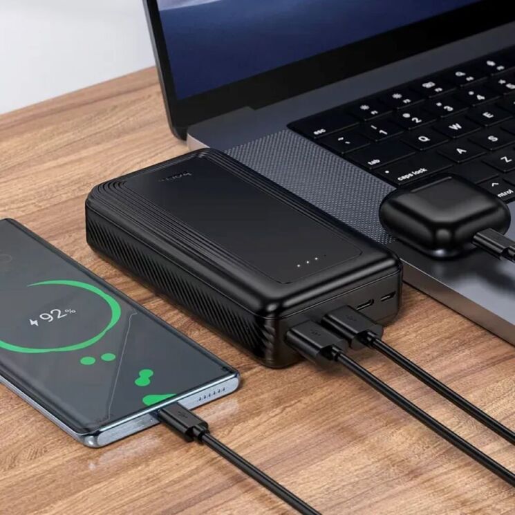 Внешний аккумулятор Hoco J165A 10W (20000mAh) - Black: фото 8 из 8