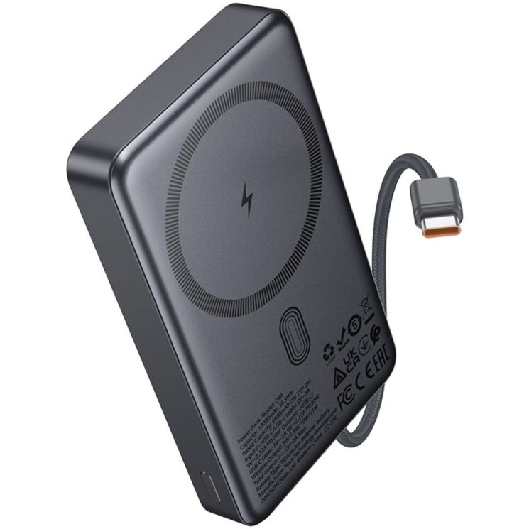 Внешний аккумулятор Hoco Q44 Origen Dual PD20W (10000mAh) + кабель Type-C - Gray: фото 5 из 8