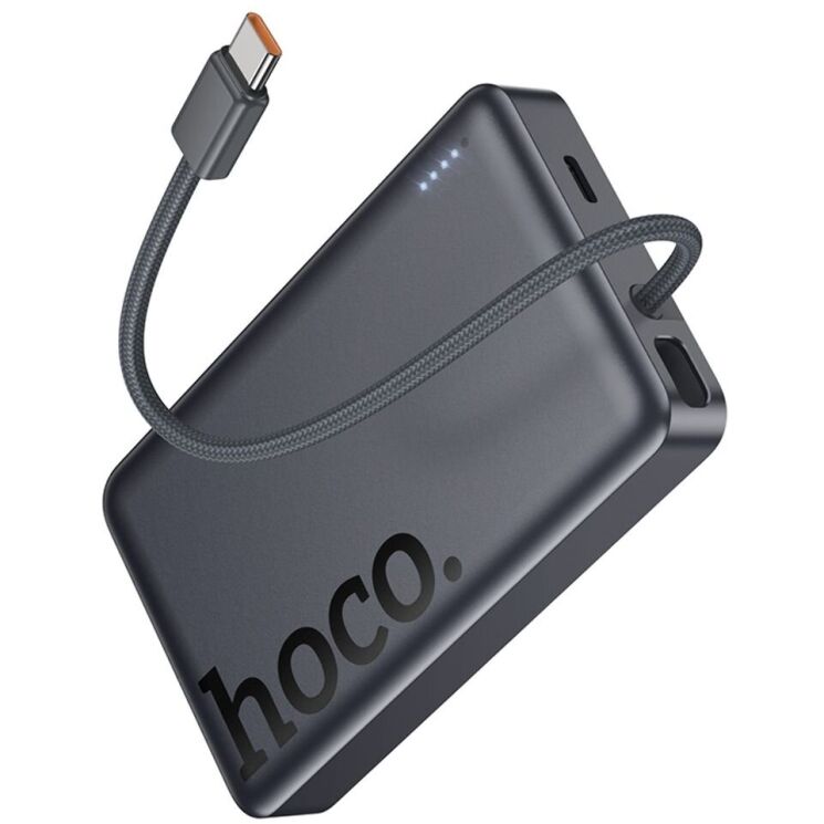 Внешний аккумулятор Hoco Q44 Origen Dual PD20W (10000mAh) + кабель Type-C - Gray: фото 2 из 8