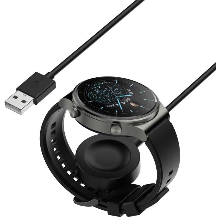 Зарядний пристрій Deexe Charging Cable для Huawei Watch GT 4 (41/46mm) - Black: фото 3 з 6