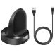 Зарядний пристрій Deexe Wireless Charging Cradle для Samsung Galaxy Watch 46mm / Watch 42mm / Gear S2 / Gear S3 - Black (115822B). Фото 1 з 5