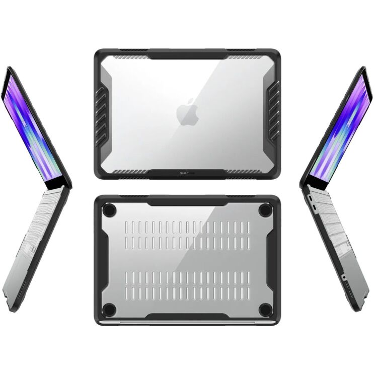 Захисна накладка Supcase Unicorn Beetle Case для MacBook Neo (2026) 843439161412 - Transparent Black: фото 3 з 10