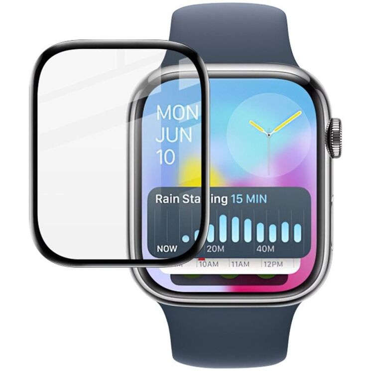 Захисна плівка IMAK Watch Film для Apple Watch 10 46 mm - Black: фото 1 з 8