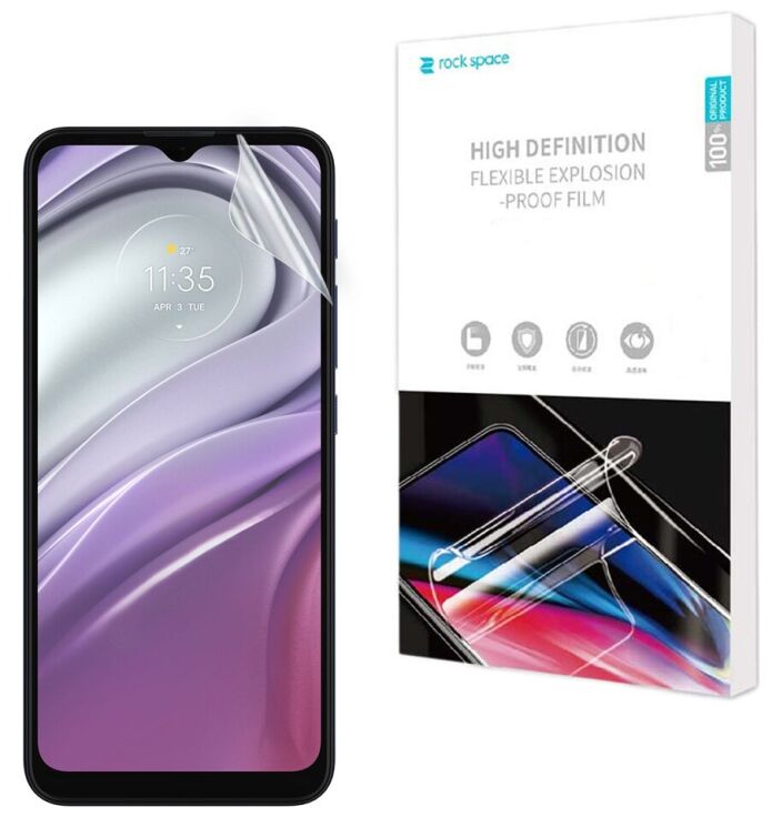 Защитная пленка на экран RockSpace Explosion-Proof SuperClear для Motorola Moto G20: фото 1 из 10