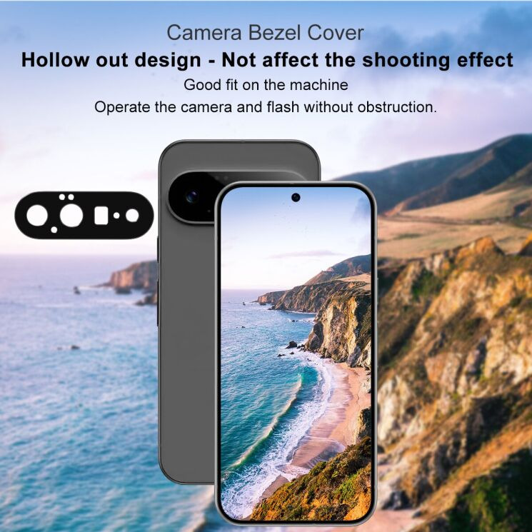 Защитная рамка IMAK Camera Styling для Google Pixel 11 - Black: фото 7 из 9
