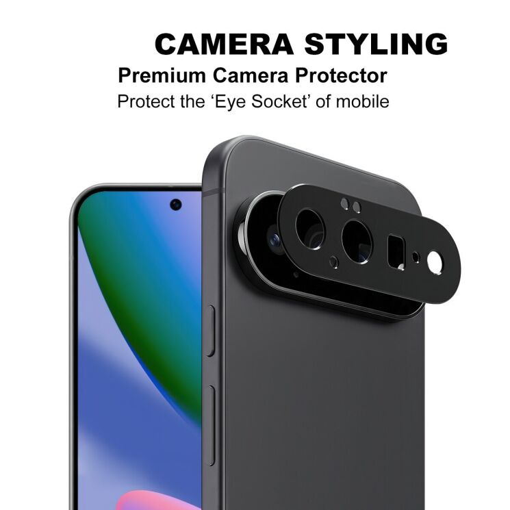 Защитная рамка IMAK Camera Styling для Google Pixel 11 - Black: фото 3 из 9