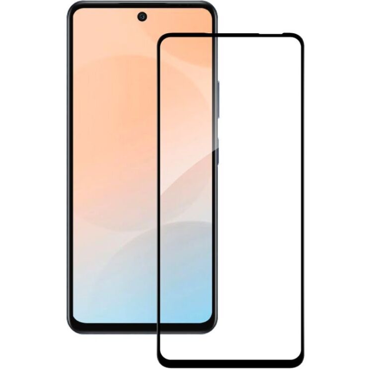 Защитное стекло ACCLAB Full Glue для Infinix Hot 50 - Black: фото 2 из 7